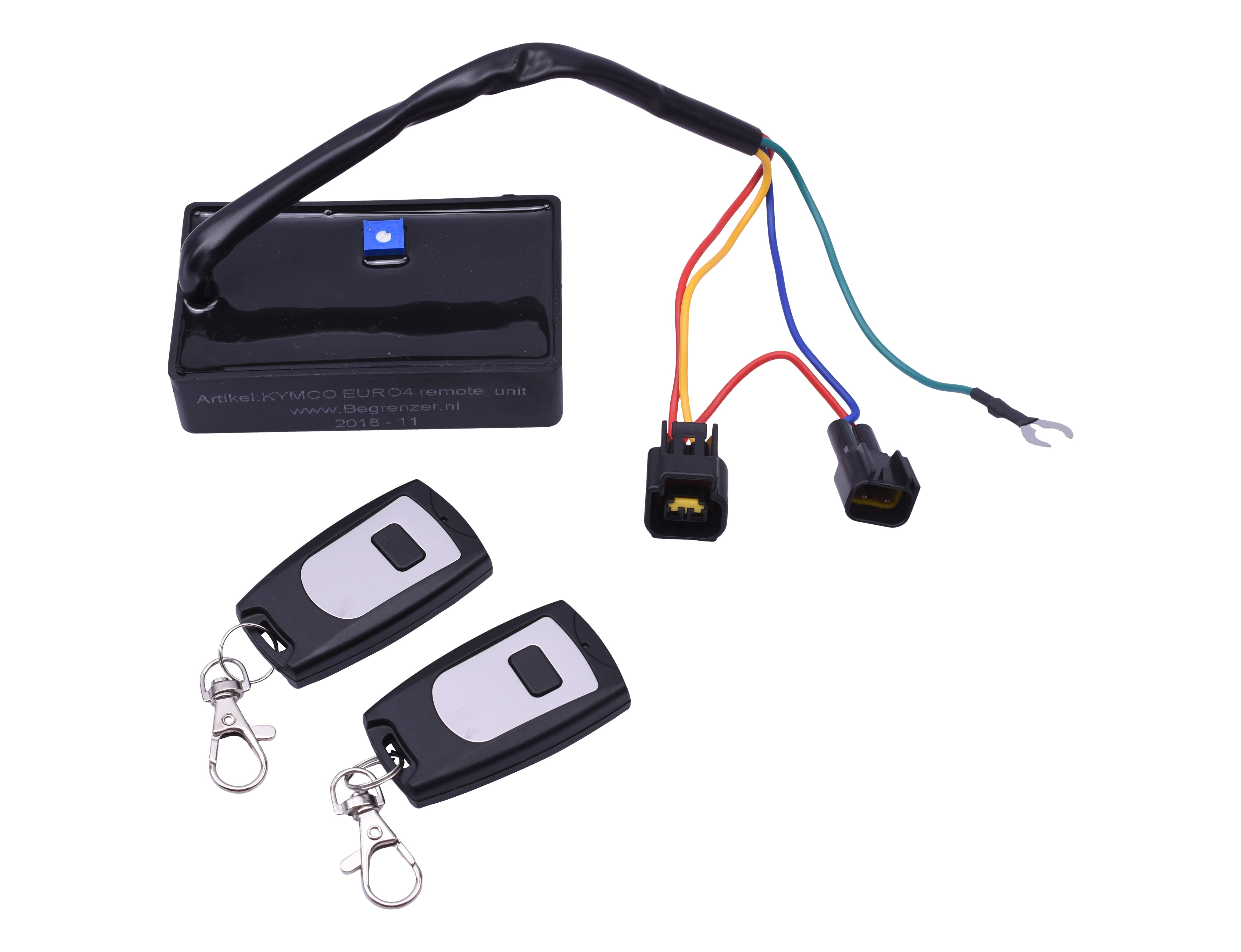 Eurobegrenzer met Afstandsbediening | Sym Mio 50i E4 - AE-trading