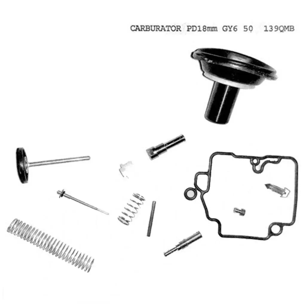 CARBURATEUR REVISIESET GY6 16,0MM - AE-trading