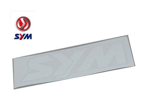 STICKER OEM | SYM WOORD WIT 100X30MM - AE-trading