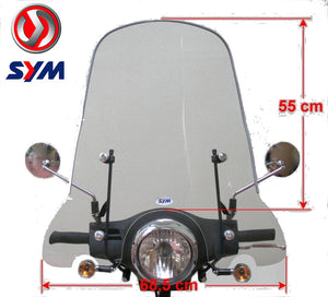 Windscherm OEM | Sym Cello GT / Allo GT (55cm) - AE-trading