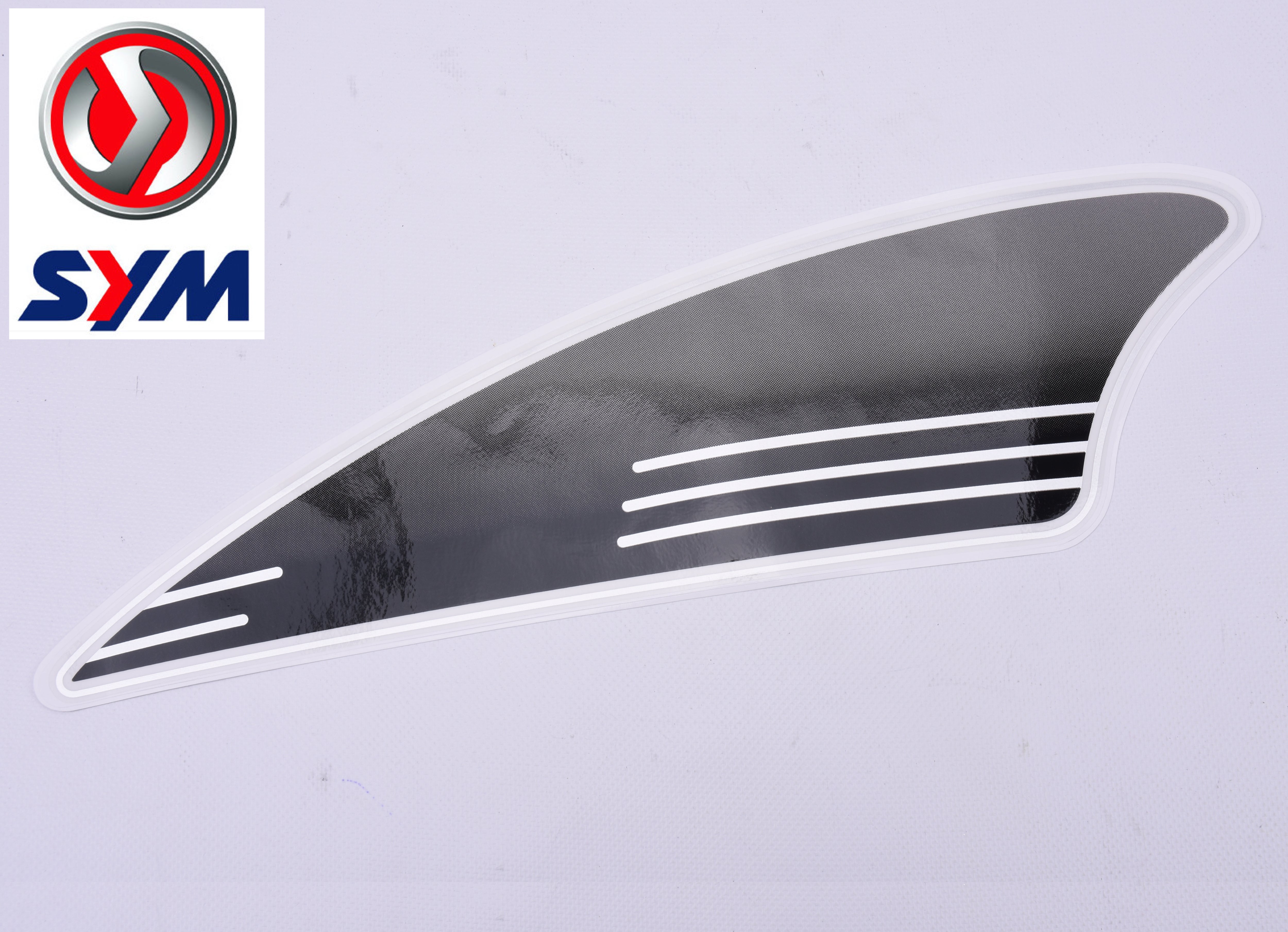 STICKER MOTORSCHERM RECHTS ZWART OEM | SYM CELLO - ALLO - AE-trading