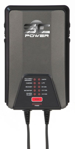 Acculader Charger SC Power 6V/12V/3.8A - AE-trading