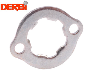 Borgplaat Voortandwiel OEM | Derbi Senda / GPR - AE-trading