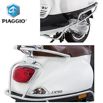 Achtervalbeugelset OEM Chroom | Vespa LX / LXV - AE-trading