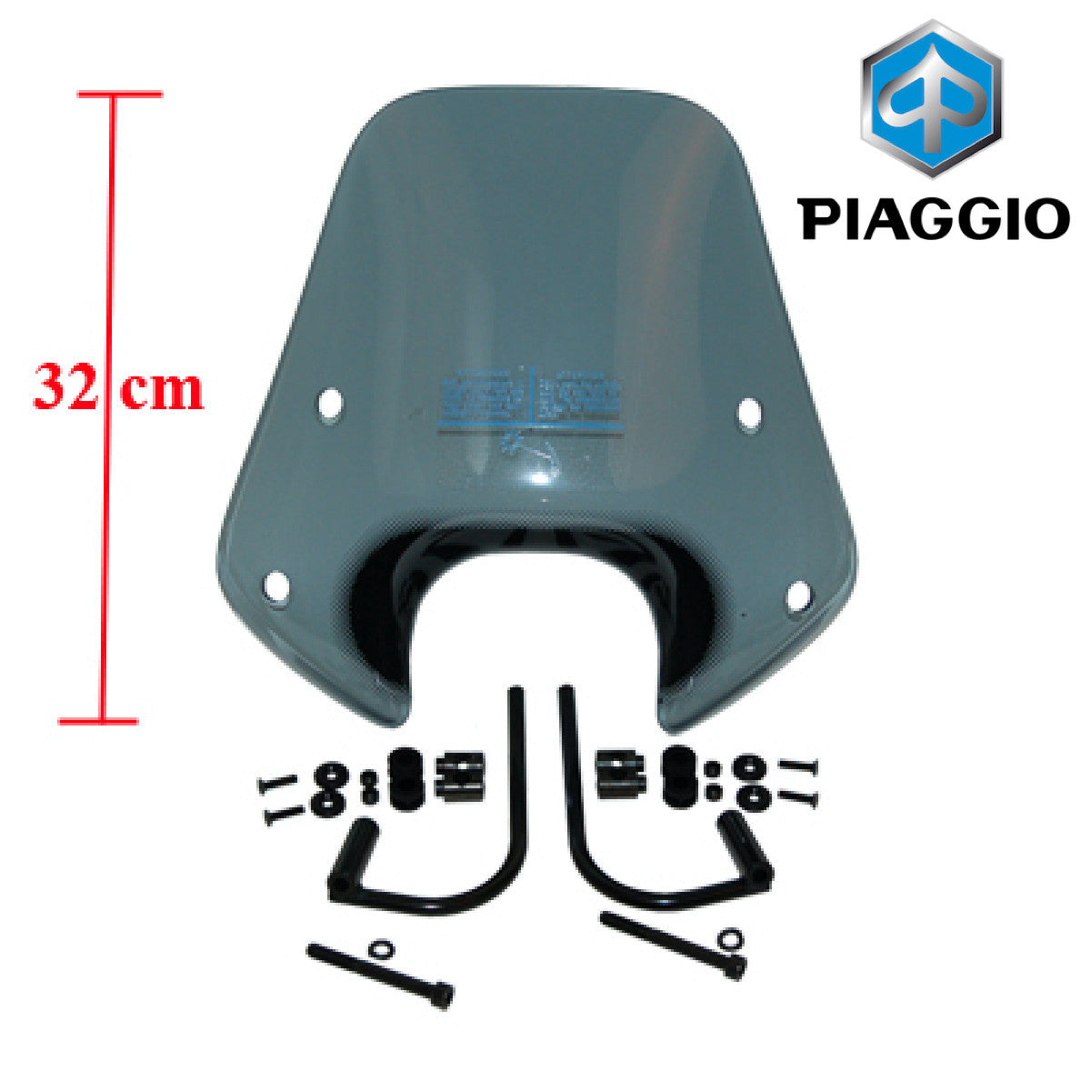 Windscherm OEM Laag Smoke | Piaggio Zip - AE-trading