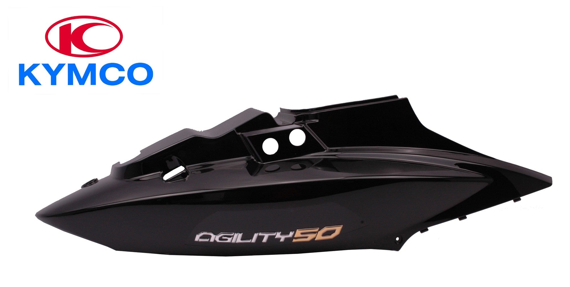 Zijscherm OEM Rechts Zwart | Kymco Agility Delivery - AE-trading