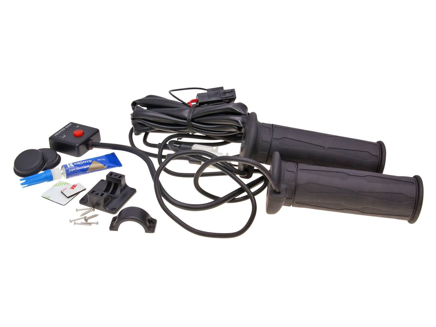 Handvatten Verwarmd Koso 22/25mm 12V - AE-trading