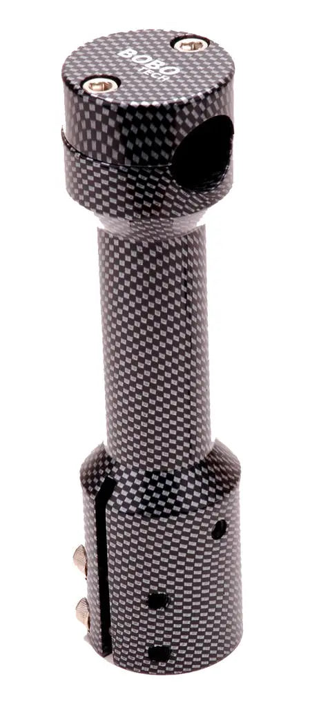 STUURCLAMP BOBO KORT CARBON - AE-trading
