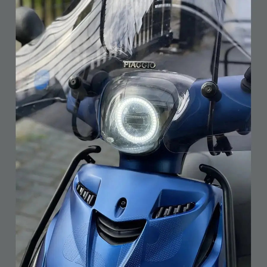 Anroc LED Angel Eye koplamp — Piaggio Zip/Fly - AE-trading