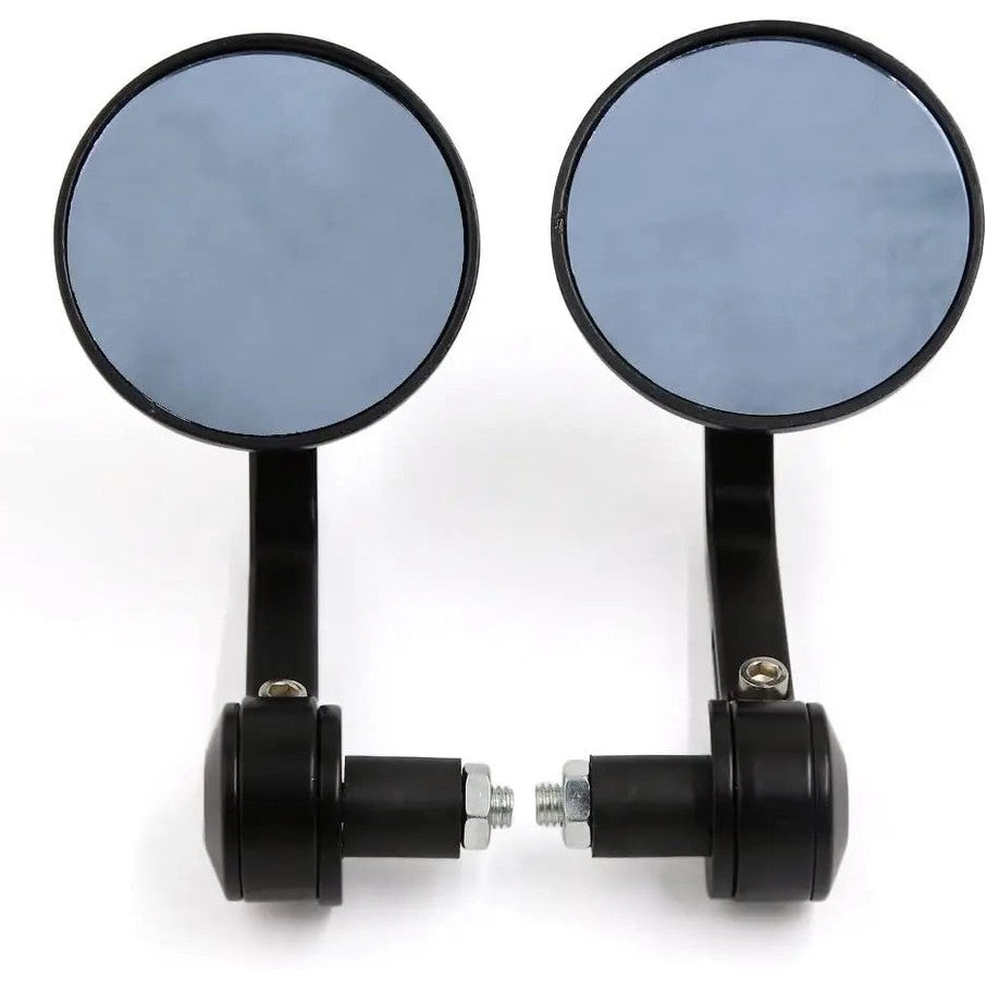 Bar end spiegels rond universeel zwart A-Extended®