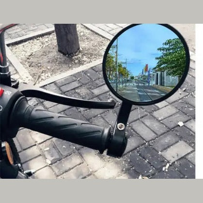 Bar end spiegels rond universeel zwart A-Extended®