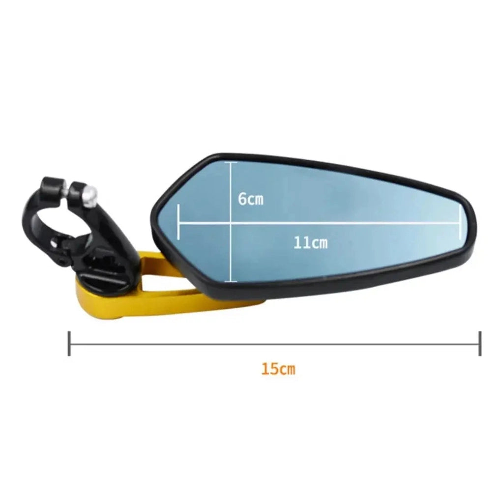 Bar end spiegelset Universeel GOLD-edition