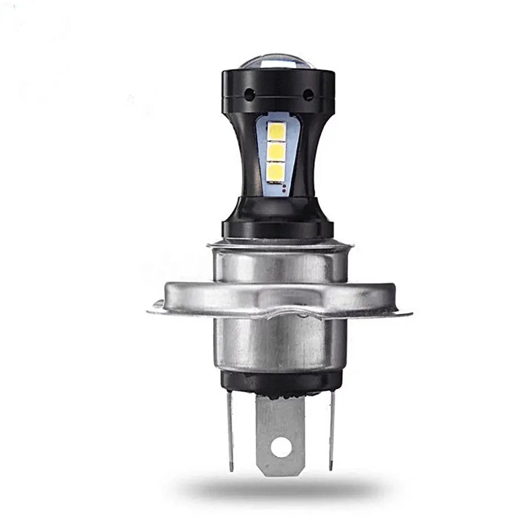 LED Verlichting H4 voor Scooter, Motor en Auto - Wit Licht Plug & Play 12V 6500K