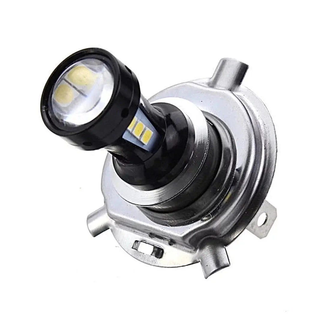 LED Verlichting H4 voor Scooter, Motor en Auto - Wit Licht Plug & Play 12V 6500K