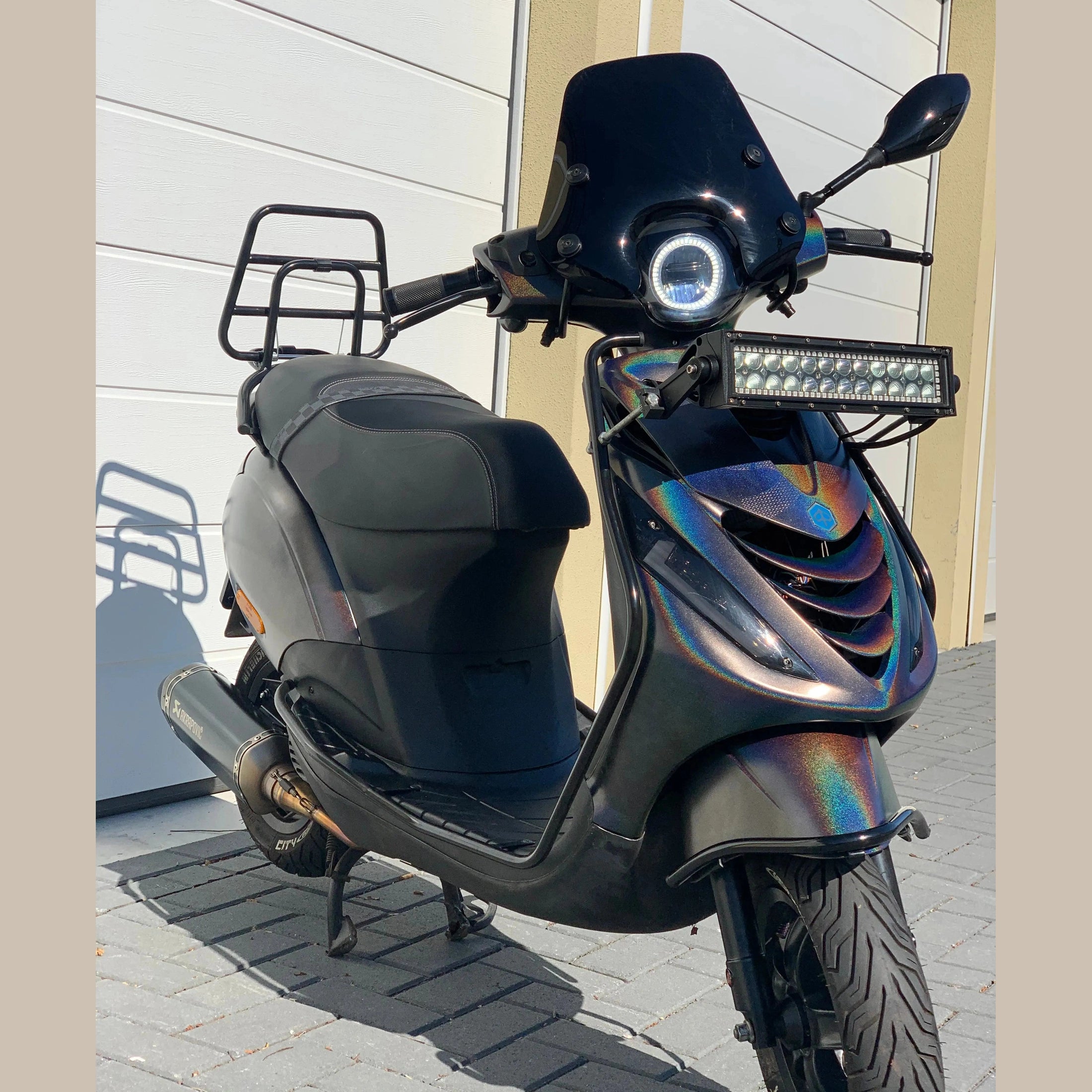 Led Angel Eye Piaggio Zip in koplamp unit