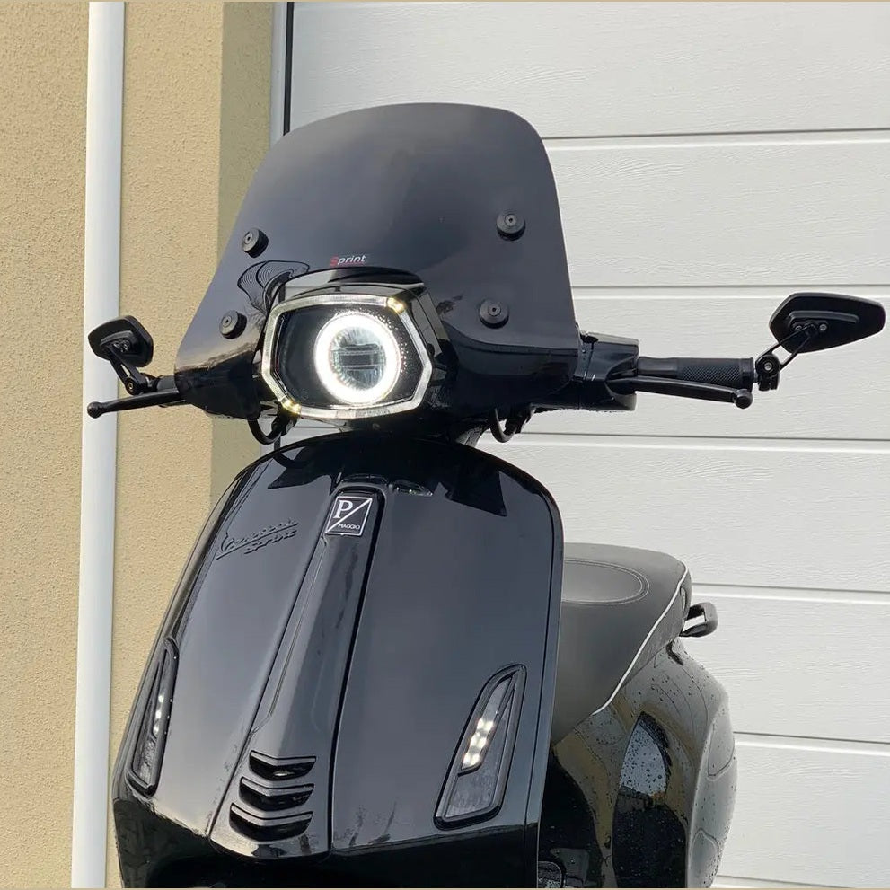 Led Angel Eye Vespa Sprint in koplamp unit - AE-trading