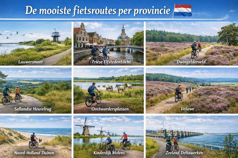 Beste fietsroutes door heel Nederland AE-trading