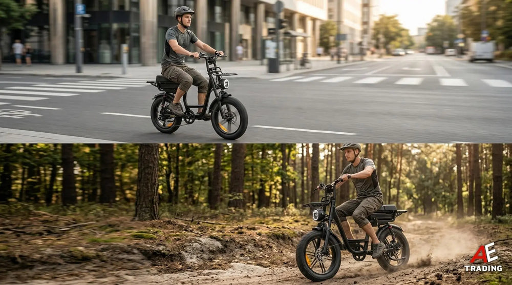 De voordelen van Fatbikes voor stedelijk en off-road gebruik AE-trading