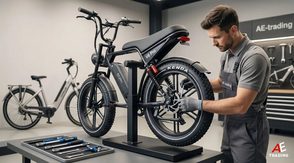 E-bike onderhoud bij AE-trading, hoe gaan wij te werk? AE-trading