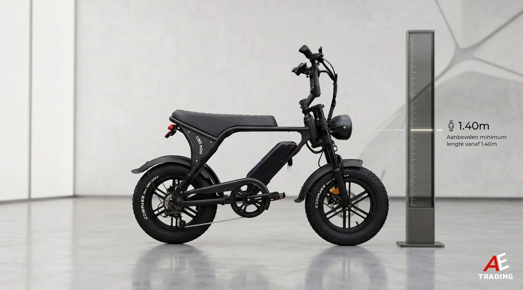 Vanaf welke lengte is een mini fatbike geschikt? AE-trading