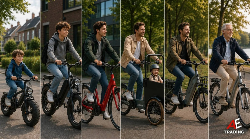 Welke fiets past bij jouw leeftijd? Van tiener tot senior AE-trading