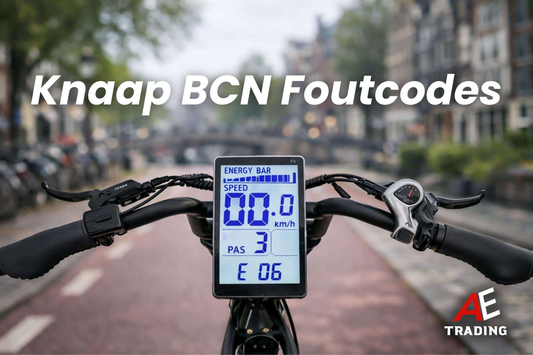 KNAAP BCN Foutcodes blog