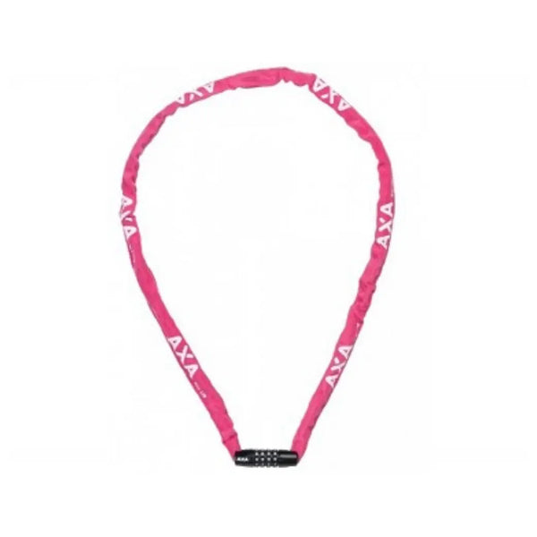Axa Kettingslot Rigid Roze 120x3.5 met cijfercode. Beveiligingsniveau 3 - AE-trading