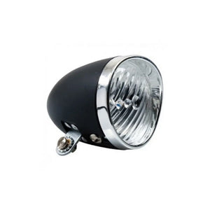 Simson Retro LED Fiets Koplamp, Zwart (Werkplaatsverpakking) AE-trading