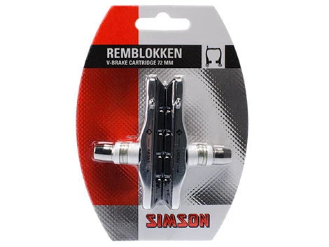 Simson remblokken V-Brake cartridge 72mm - AE-trading