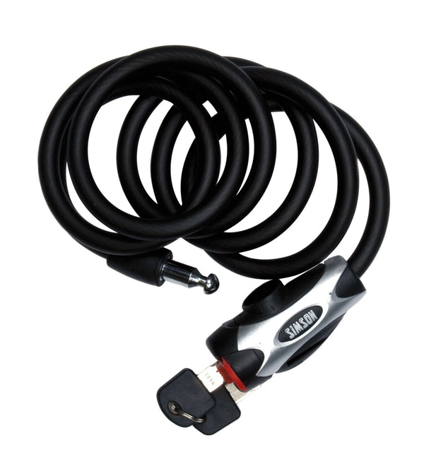 Simson Spraalkabelslot '' Pro '' , size XXL, 12mmx180cm - AE-trading