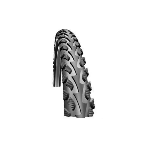 Buitenband: Schwalbe Land cruiser (K-guard) Kleur: Zwart zonder reflectie Maat: 26x1.90/2.00, ETRTO 50-559 - AE-trading