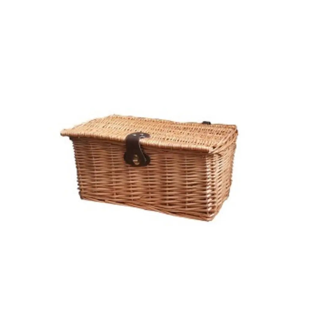 Rotan Fietsmand FALKX Klein Bruin 42x28x21 cm - Natuurlijk Product, Mogelijke Beschadigingen/Kleurverschillen AE-trading