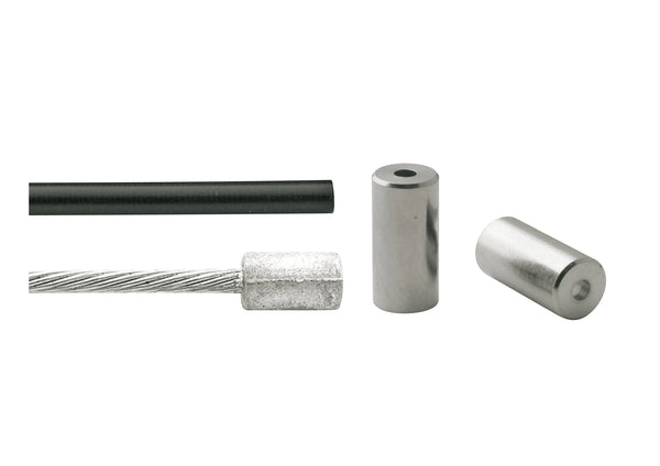 Elvedes universele Gas Kabelkit 1 700mm / 2 250mm Verzinkt Zwart - AE-trading