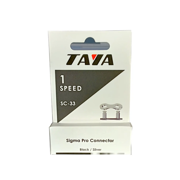 Taya Sigma verbindingschakel 1/2x1/8, 2 op kaart. Veilig, zonder gereedschap te monteren Geschikt voor alle merken single speed kettingen - AE-trading