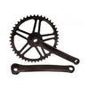 FALKX Black Steal crankstel 44T, cranklengte 170mm. Zwart, Staal, spieloos AE-trading