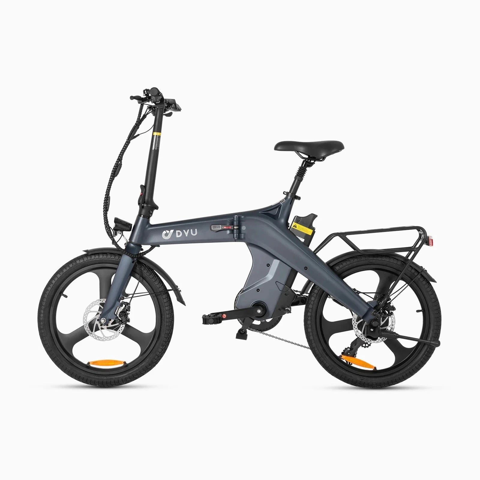 Dyu T1 20 Inch Elektrische Vouwfiets Grijs Fatbike