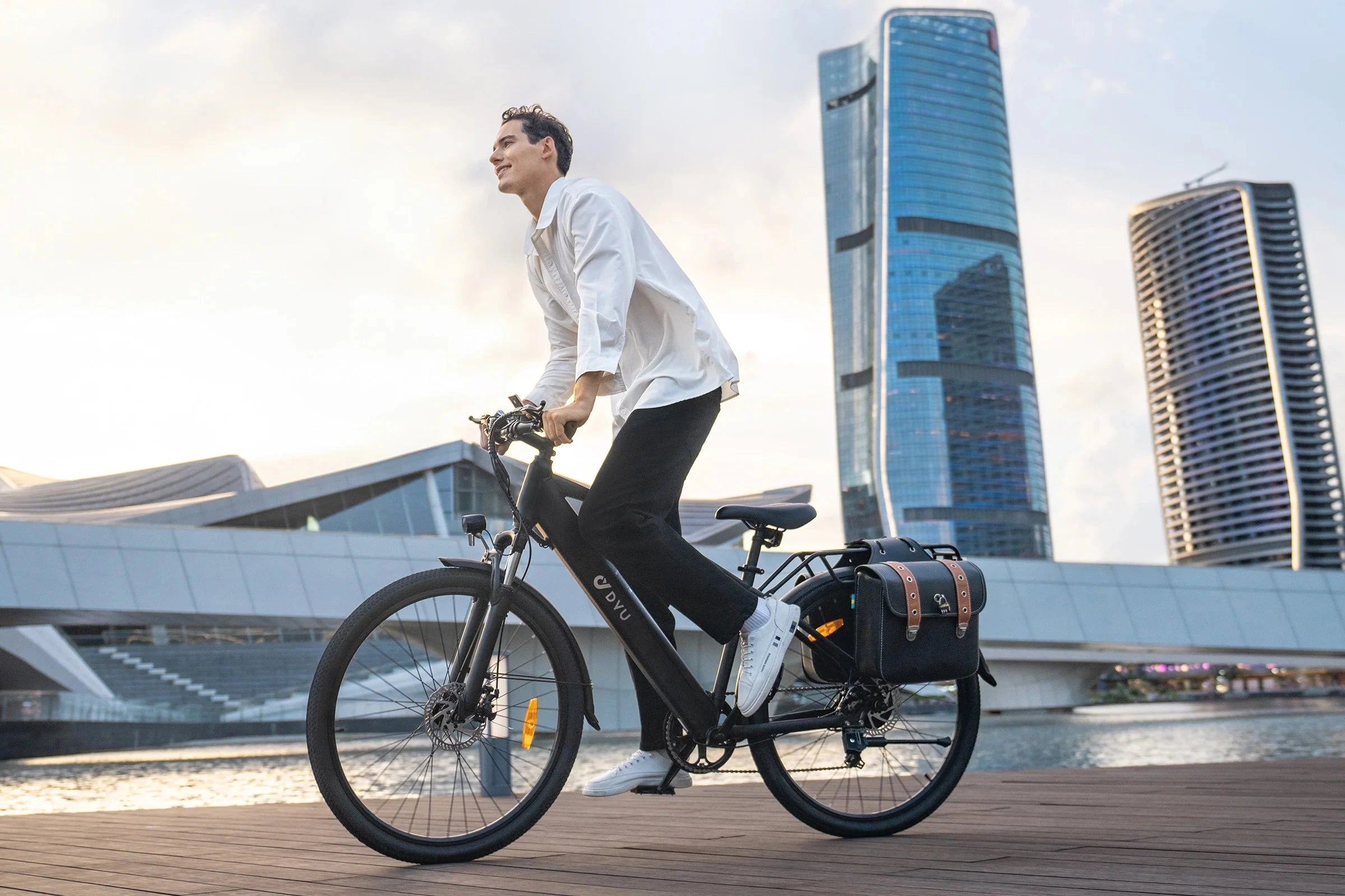 DYU C5 Elektrische Fiets 27,5 Inch E-bike AE-trading