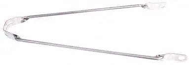 Spatbordstang 28x1 5/8x1 3/8. zilver, per stuk - AE-trading