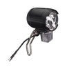 FALKX Black Iron LED Fietslicht Zwart, Aluminium, 6V-48V, 100 Lux, Waterdicht, met Reflector (Hangverpakking) AE-trading