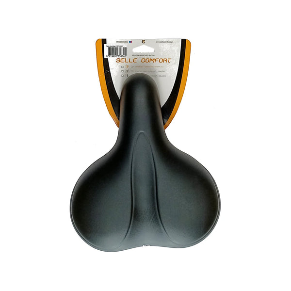 Selle Comfort zadel E-Bike Soft medium zwart, zonder strop (hangverpakking). - AE-trading