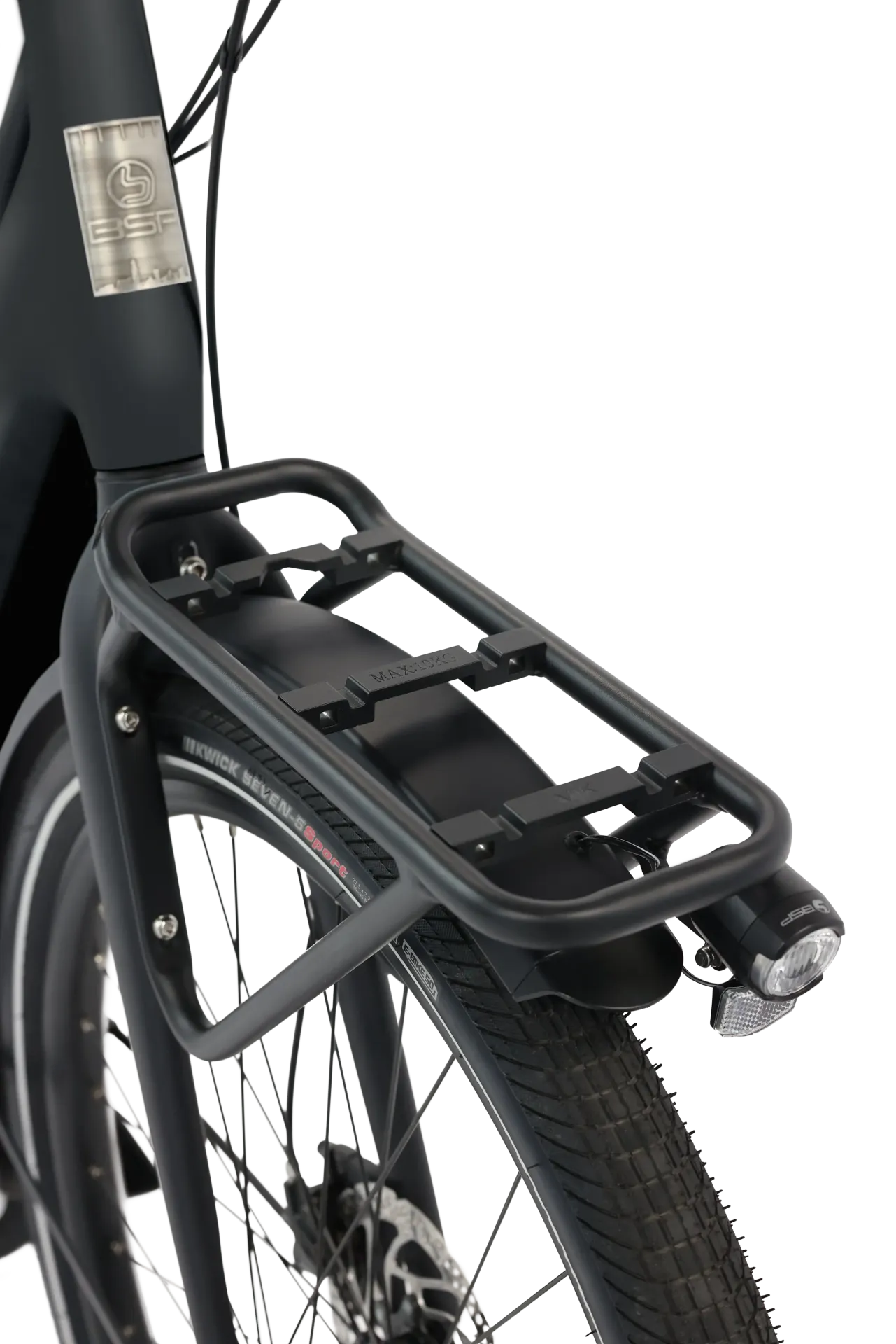 BSP Attivo Black Matt 48 cm – Elektrische Stadsfiets – Bafang M410 – 520 Wh - AE-trading