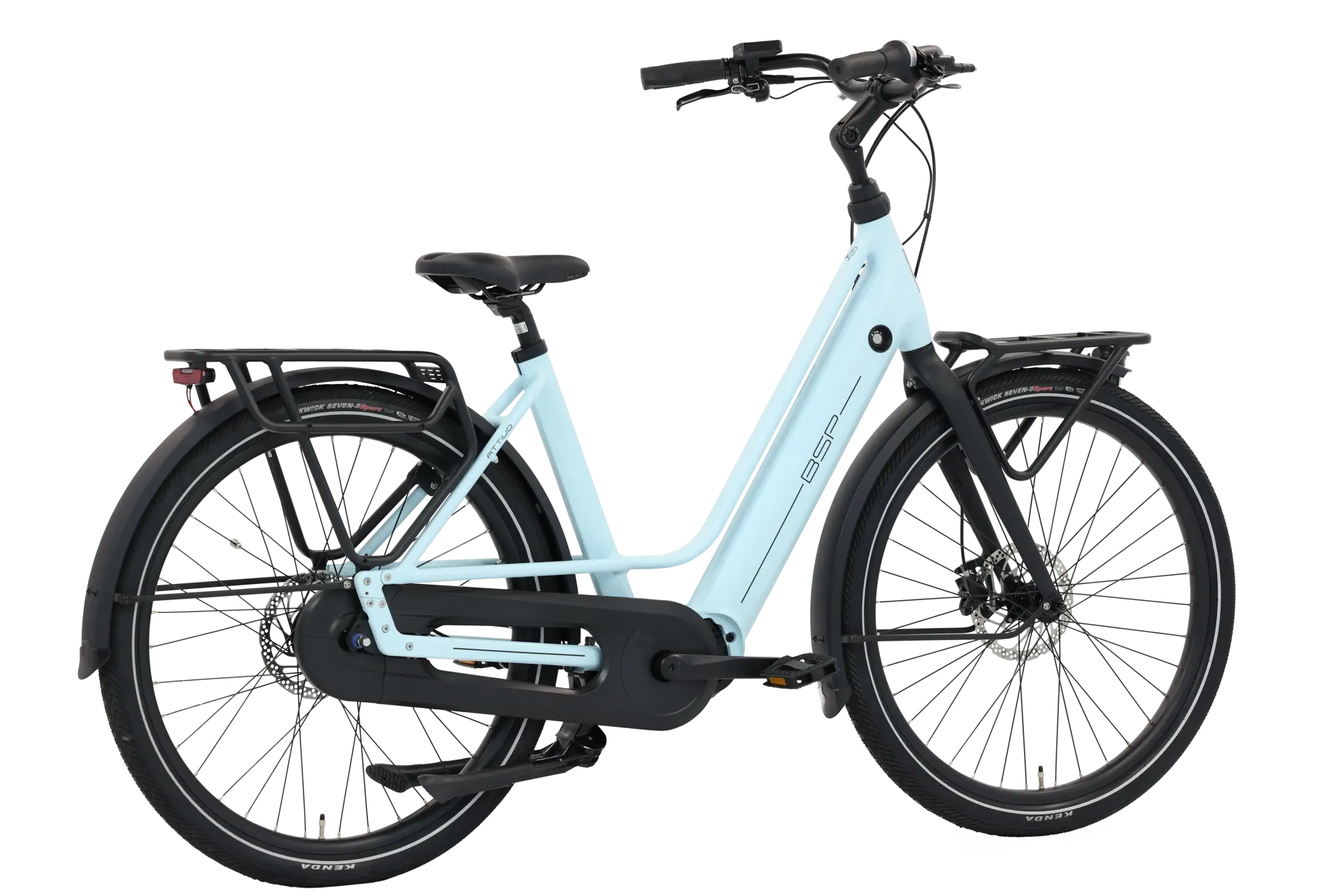 BSP Attivo Tinted Aqua 55 cm – Elektrische Stadsfiets – Bafang M410 – 520 Wh - AE-trading
