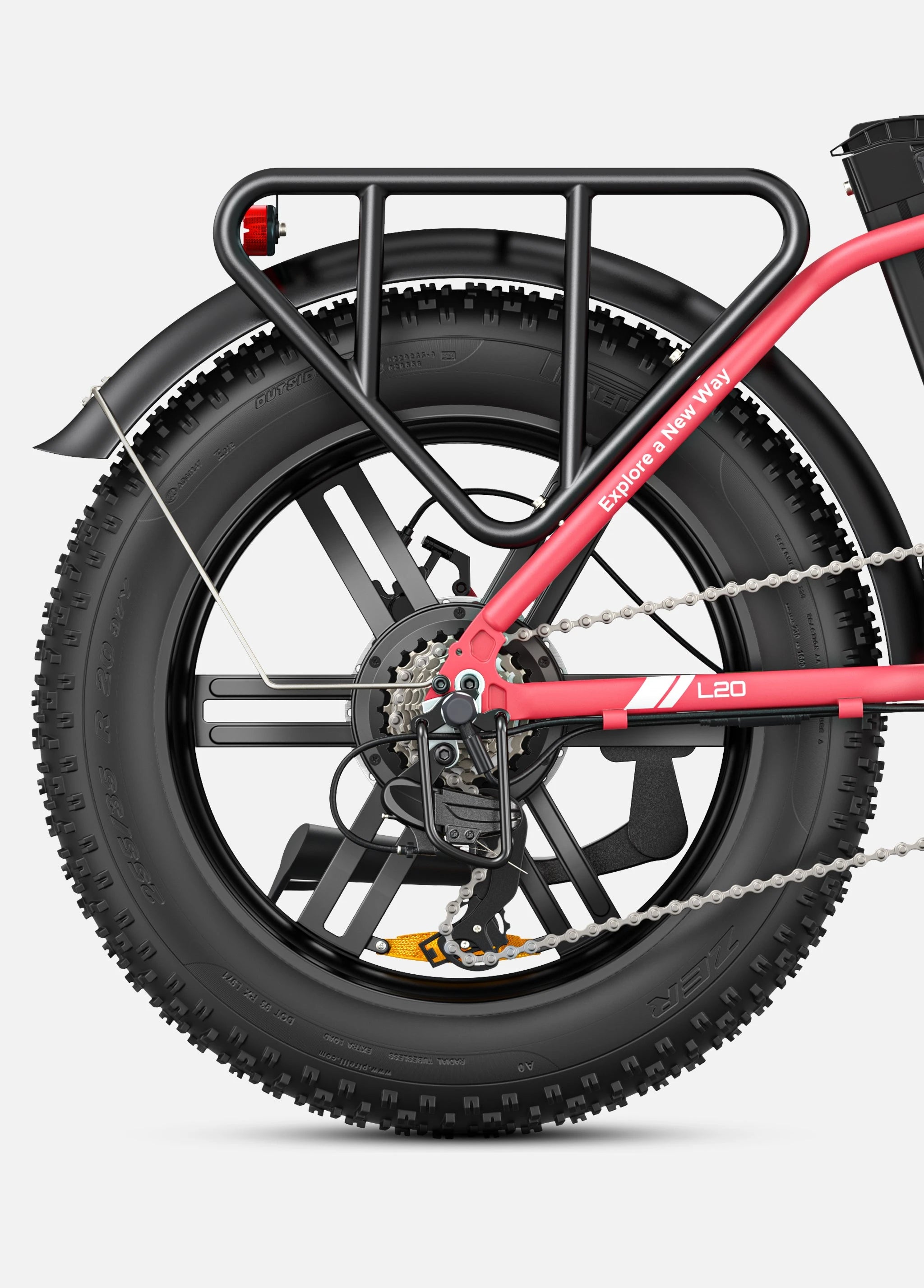 Engwe L20 - Fatbike - Onyx Zwart AE-trading