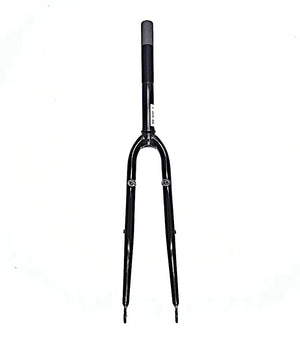 Zwarte Hybride Voorvork 28 inch met V-Brake nokken, 1 1/8 inch balhoofdbuis - 250mm en Schroefdraadlengte 145mm AE-trading