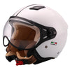 Helm Vito Jet Moda Glans Wit Xl - AE-trading