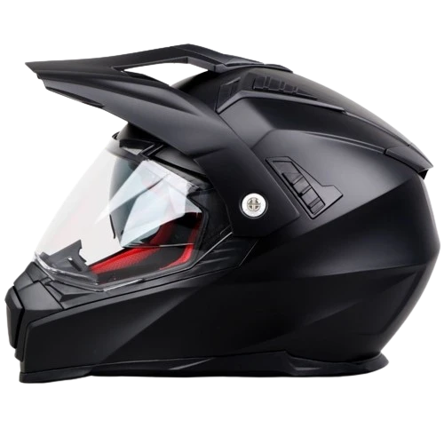Helm Vito Crosshelm Met Vizier Molino Mat Zwart M - AE-trading
