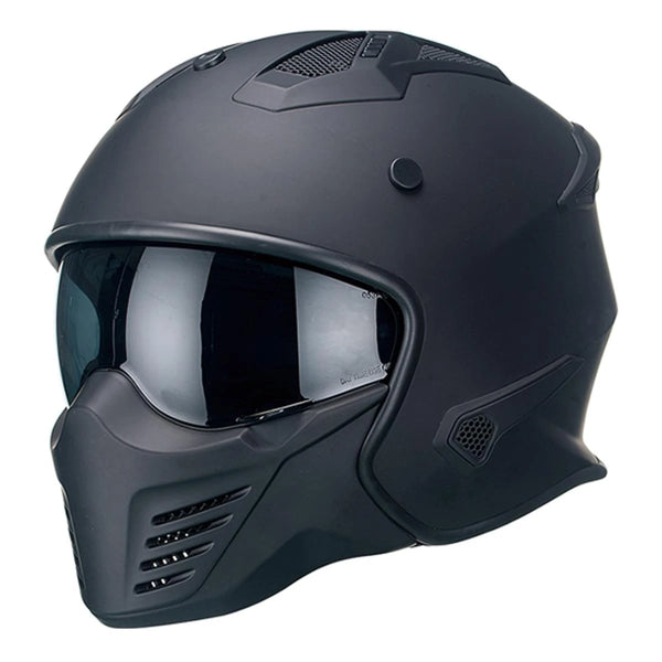 Helm Vito Jet Bruzano Mat Zwart S (Netto Prijs) - AE-trading