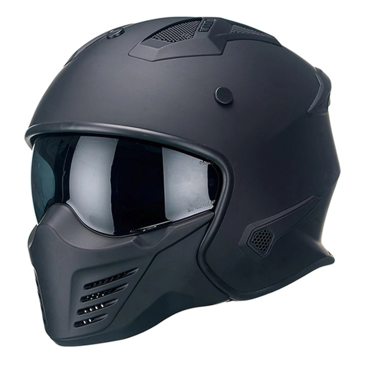 Helm Vito Jet Bruzano Mat Zwart Xs - AE-trading