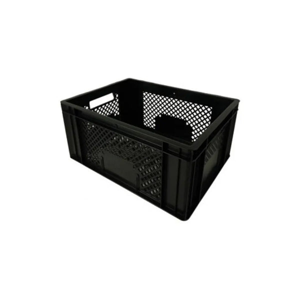 Krat PVC klein zwart 18L 39.5x27x18 cm - AE-trading