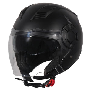 Helm Vito Jet Isola Mat Zwart L - AE-trading